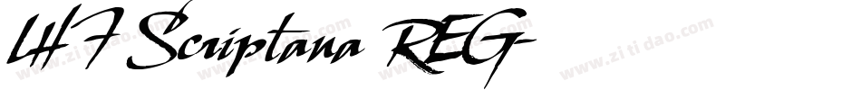 LHF Scriptana REG字体转换